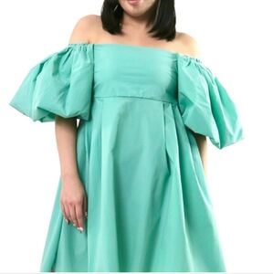 OPT puff sleeves dress ❤️